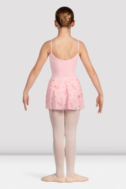 Printed Mesh Pull On Skirt