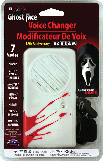 Ghost Face® 25th Movie Anniversary Deluxe Voice Changer