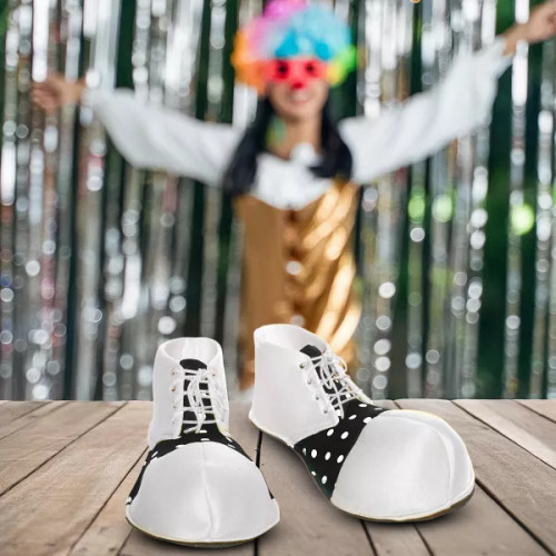 Oversized Clown Adult Costume Shoes | White Oversized Clown Adult Costume Shoes | White