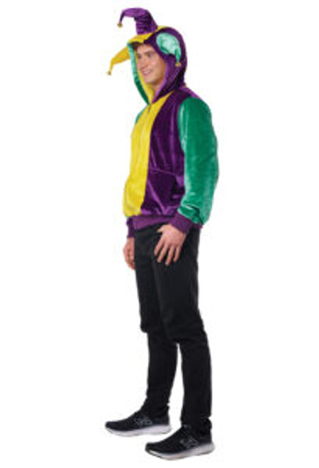 MARDI GRAS JESTER HOODIE / ADULT