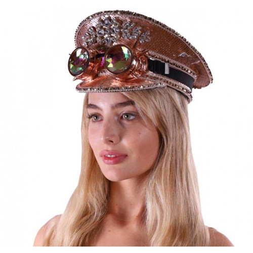 Rose Gold Festival Captain Hat