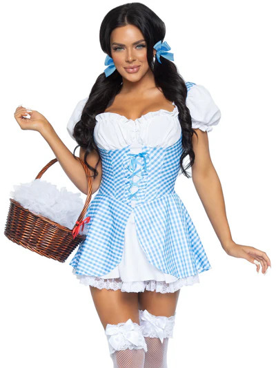 Gingham Dress With Split