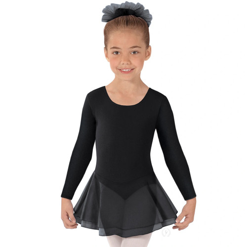 Eurotard Girls Cotton Lycra® Long Sleeve Dance Leotard Eurotard Girls Cotton Lycra® Long Sleeve Dance Leotard