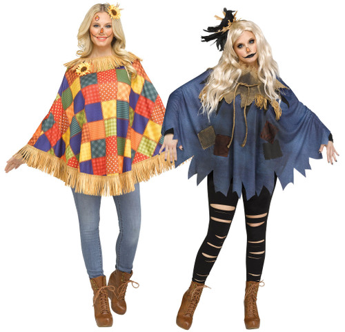 Scarecrow Poncho - Adult Costume