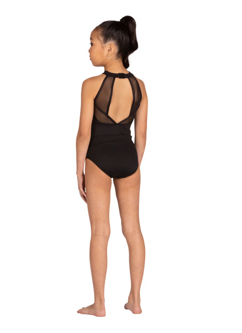 Kids Slim Halter Leotard
