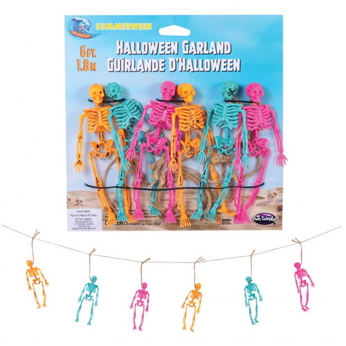 Vibrant Skeleton Garland