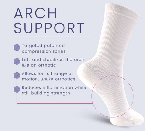 Performance Shock - Non Traction Unisex Dance Sock