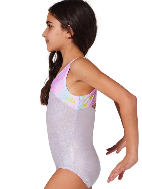 Sunset Wave Sunset Leotard - Child