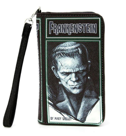 Frankenstein Book Clutch Wallet In Vinyl