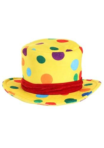 Yellow Clown Adult Top Hat