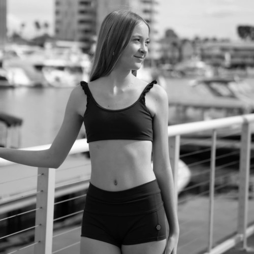 Honeycut Fold Over Short