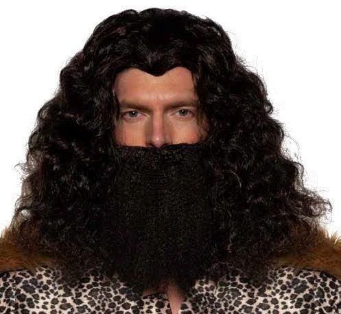Men's Viking Wig & Beard Costume Set