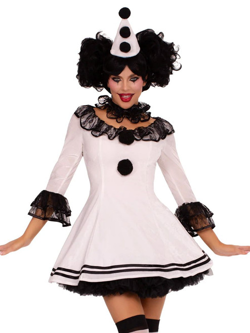 Pierrot Clown Adult Costume