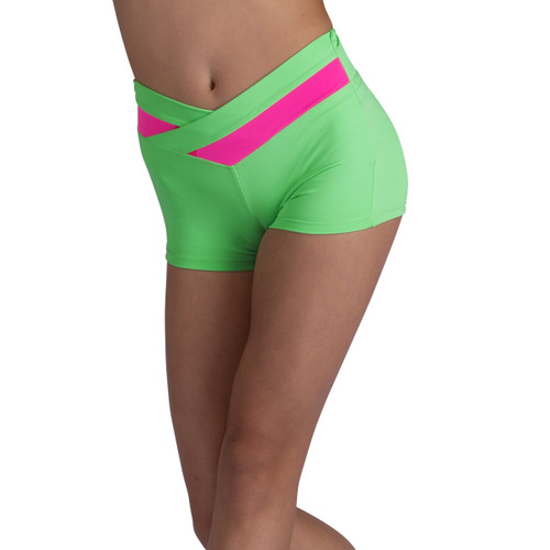 Vaughn Girls V-Waist Color Block Short