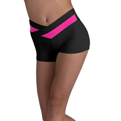 Vaughn Girls V-Waist Color Block Short
