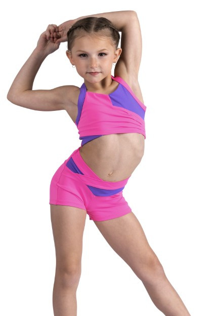 D - Jagger Girls Color Block Halter Top