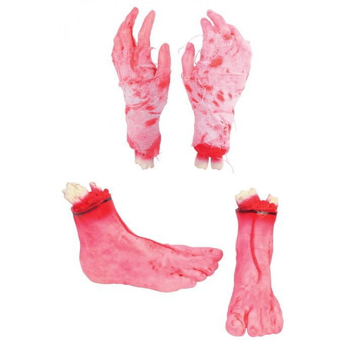 Severed body parts, Hands and Feet. Get your parts today.