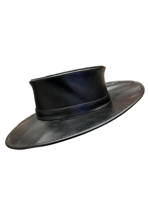 Faux Leather Plague Doctor Hat