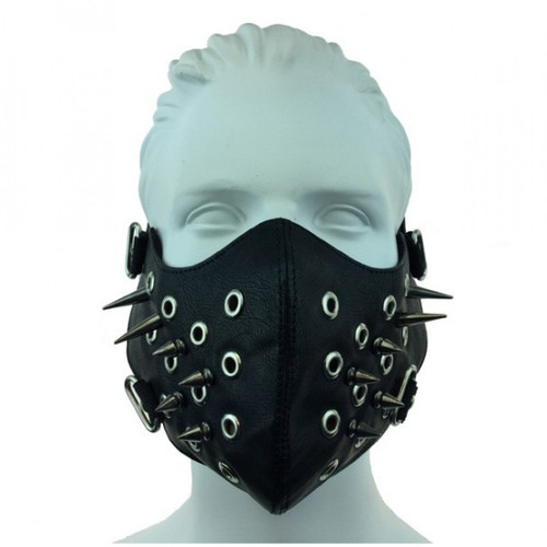 Ideal for Halloween, punk cosplay, or gothic events, it adds intense edge and bold attitude.
