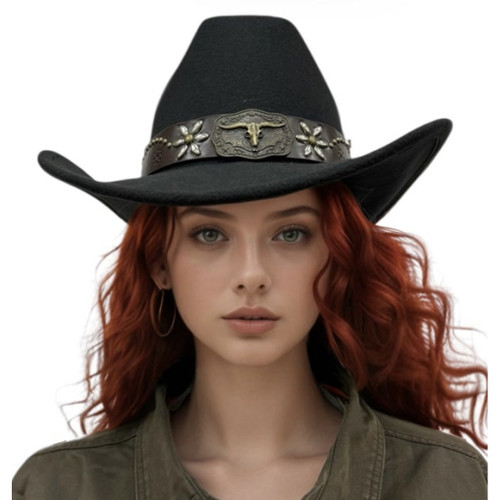 Western Star Longhorn Hat, just the accessory needed for your new Out Law look.