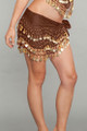 Gypsy Coin Sash Wrap Skirt 
