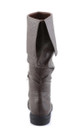 Men's Brown Cuffed Knee High Renaissance 1" Flat Heel Boot