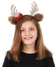 Reindeer Glitter Bow Headband