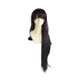 Anime Danganronpa 2: Goodbye Despair Mikan Tsumiki 100cm Long Black Purple Cosplay Wigs