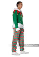 Elf Fleece Jumpsuit Adult Costume