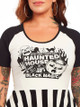 Sourpuss Haunted House Raglan Skater Dress