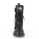 Demonia Bolt-265 Black V. Leather Combat Boot