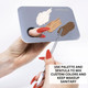 Stainless Steel Artist Mixing Palette with Spatula in Pouch