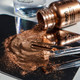 Stainless Steel Artist Mixing Palette with Spatula in Pouch