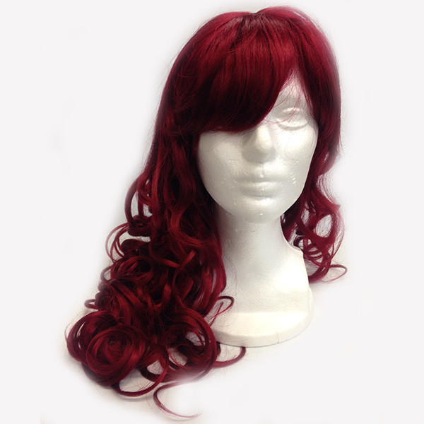 Mermaid Style Long Wig W Light Wave Swoop Bangs Ashli