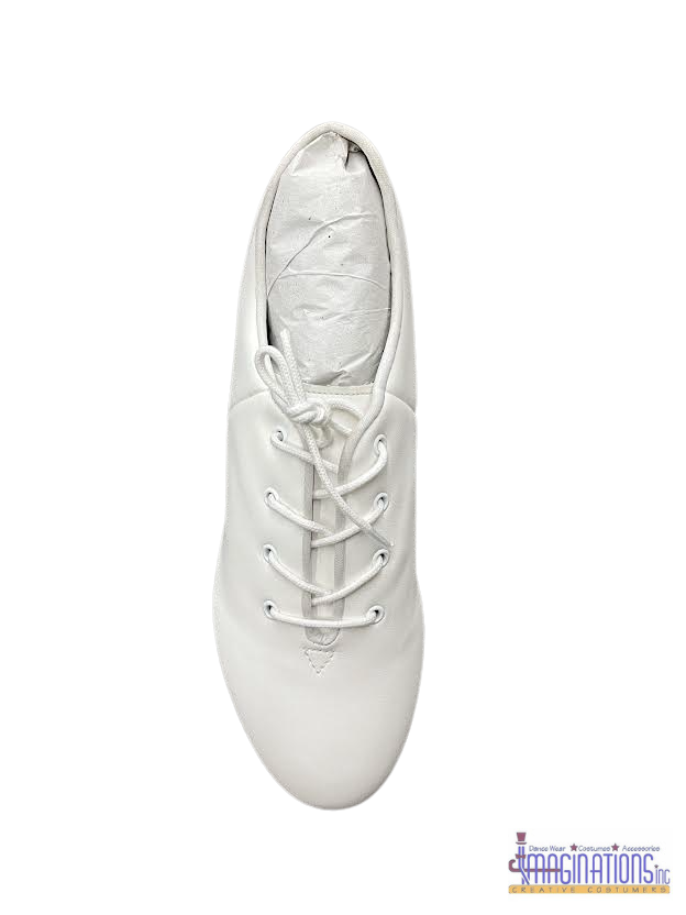 SoDanca Split Sole White Vegan Clogging Shoes Gatsby Imaginations