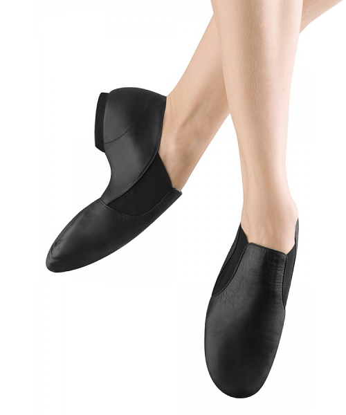 black slip on jazz shoes