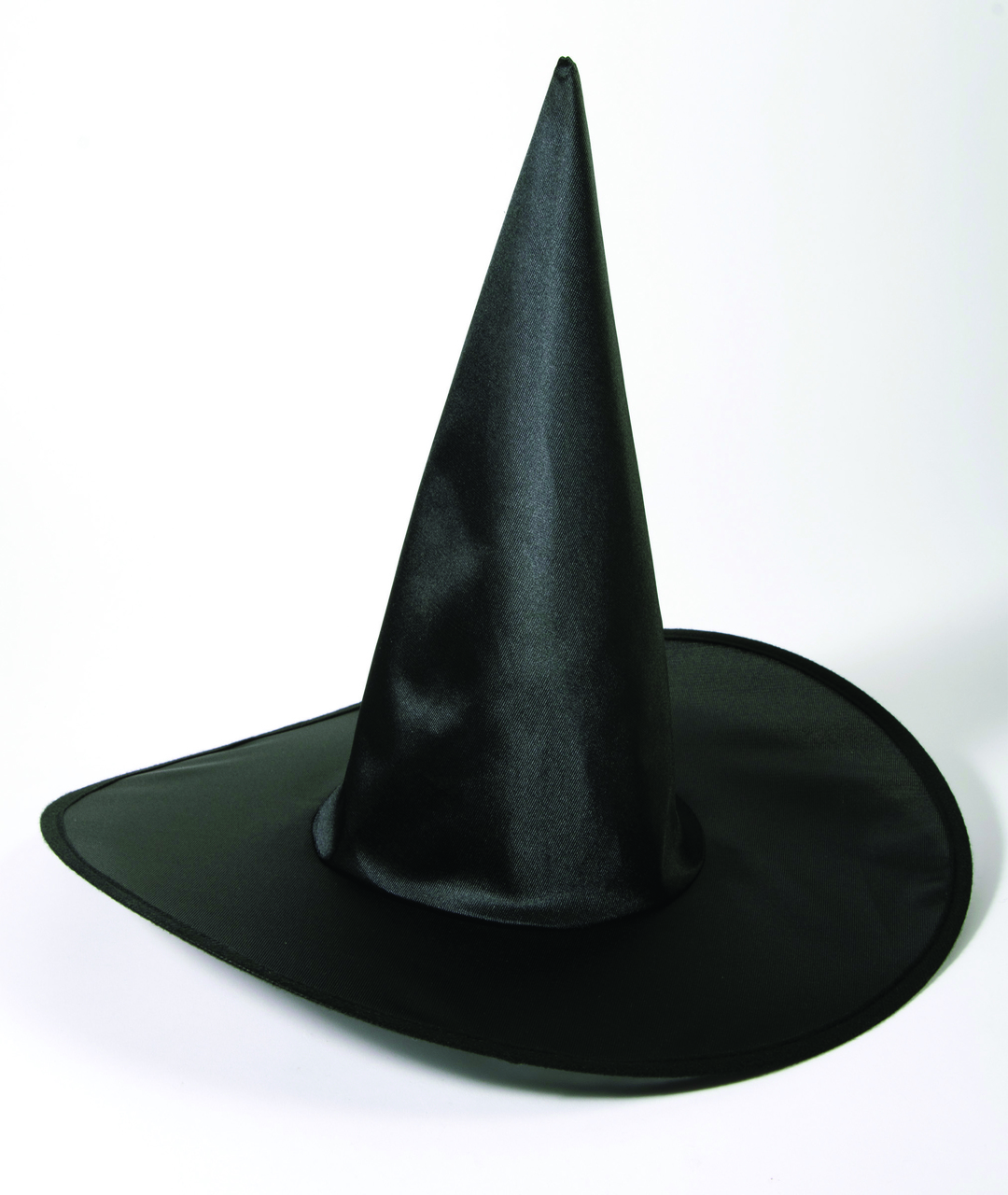 Black Satin Witch Hat - Imaginations Costume & Dance