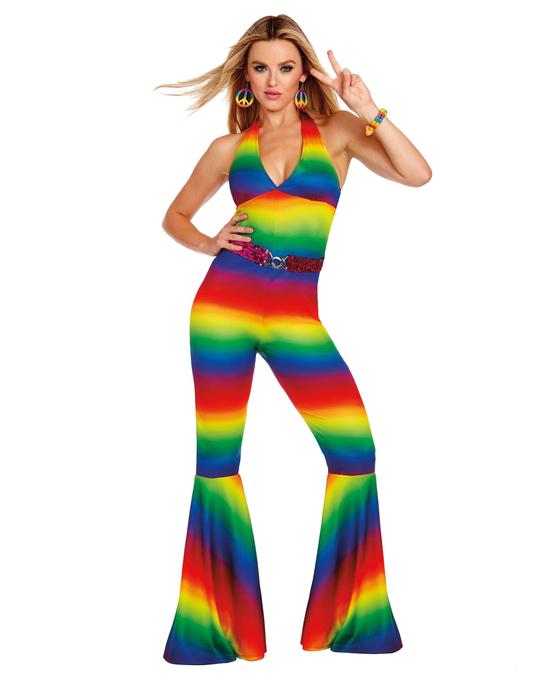 Women's Rainbow Adult Costume - Imaginations Costume & Dance