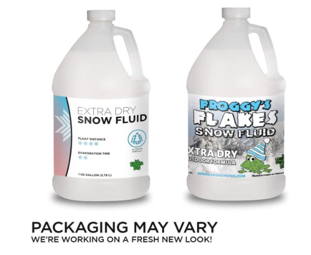 Froggys Flakes Extra Dry Snow Juice Snow Machine Fluid