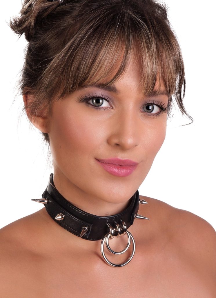 Spike Choker with Multiple Rings Imaginations Costume & Dance