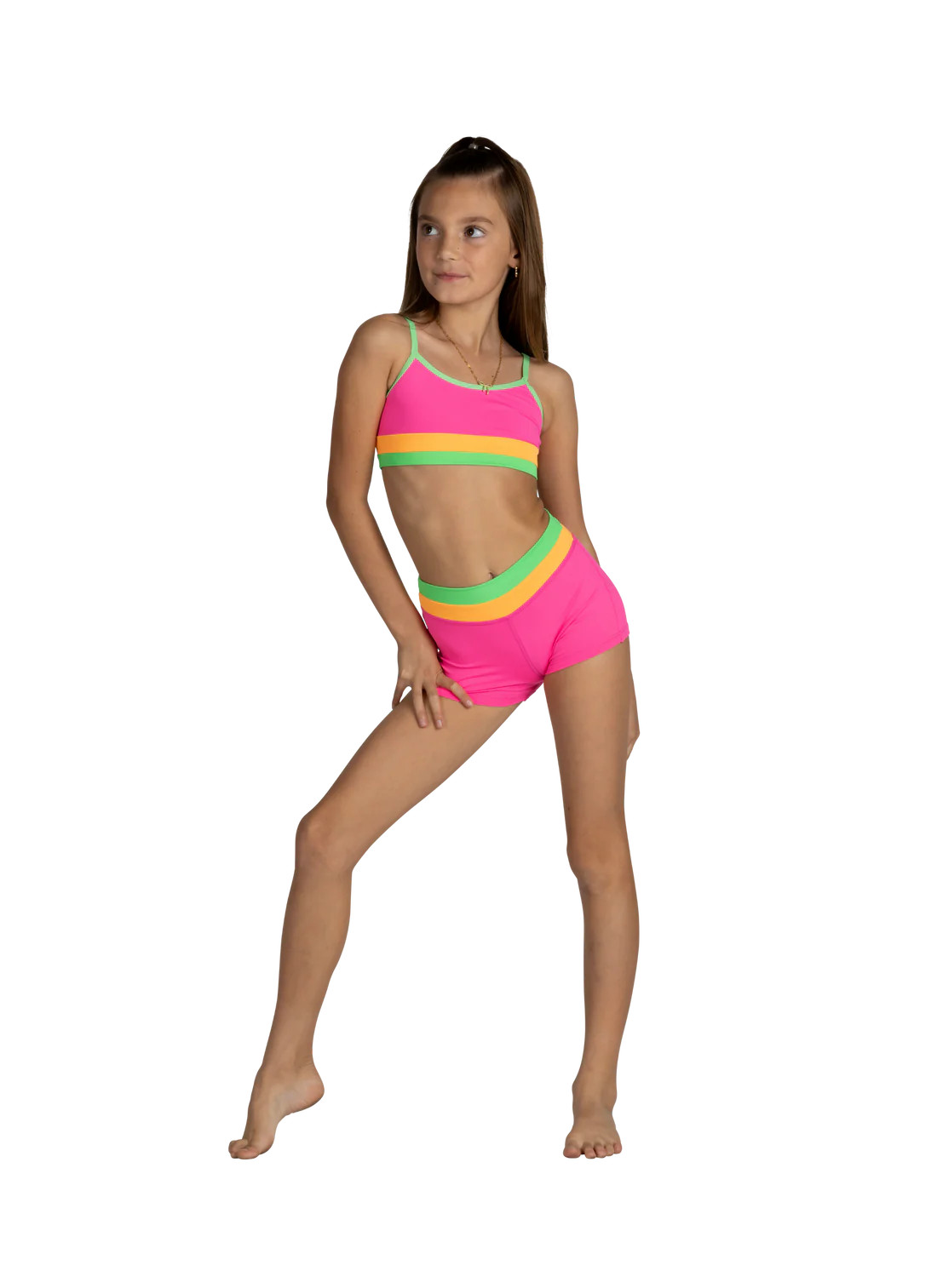 dancebakaberry XS Xo Dance Triple Threat Short - Imaginations Costume & Dance