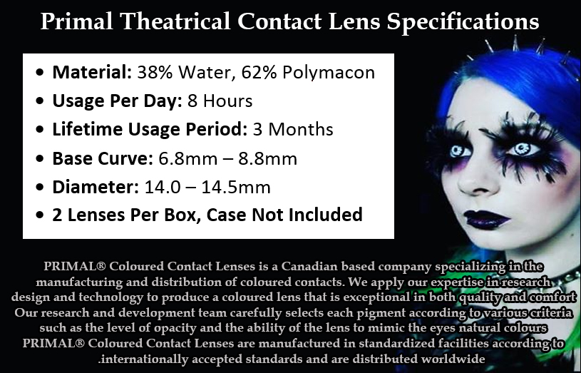 PRIMAL® Strange Halloween & Costume Contact Lenses – PRIMAL ® Contact Lenses