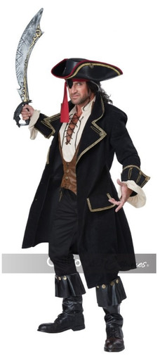 Deluxe Pirate Captain - adult Costume