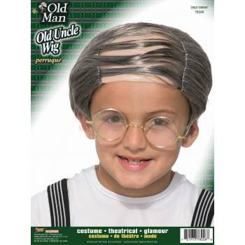old man wig costume