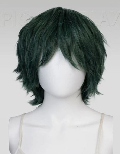 Apollo Deku Short Shaggy Wig Forest Green Mix - Imaginations