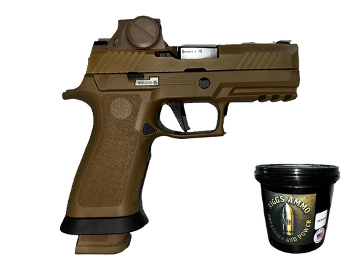 BUNDLE | SIG SAUER M18 X-CARRY 9MM + 9MM BULLET BUCKET - 300 COUNT