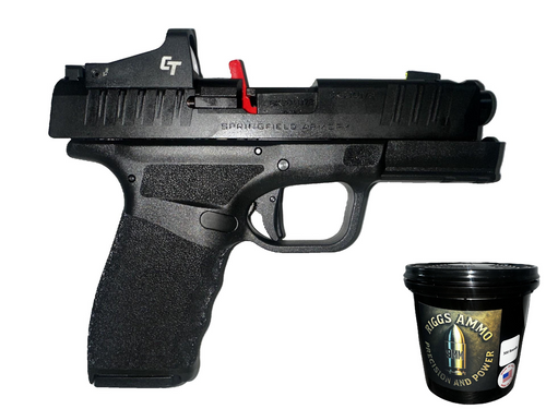 BUNDLE | SPRINGFIELD AMORY HELLCAT PRO OSP COMP 9MM + 9MM BULLET BUCKET - 300 COUNT