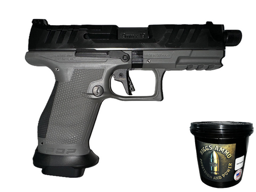 BUNDLE | WALTHER ARMS PDP PRO SD COMPACT 9MM GRAY + 9MM BULLET BUCKET - 300 COUNT