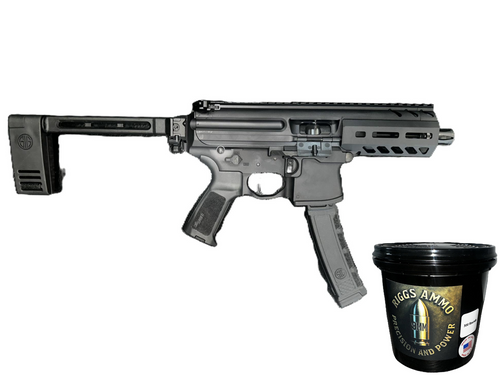 BUNDLE | SIG SAUER MPX K 9MM + 9MM BULLET BUCKET - 300 COUNT
