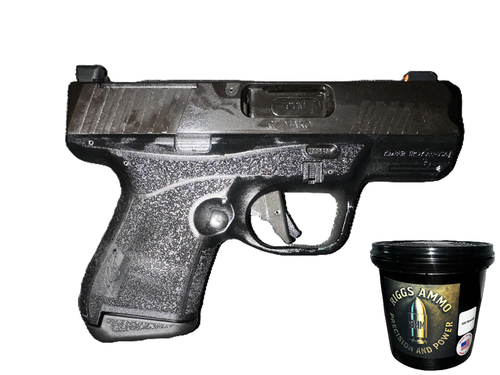 BUNDLE | KIMBER R7 MAKO 9MM BUNDLE BLACK + 9MM BULLET BUCKET - 300 COUNT
